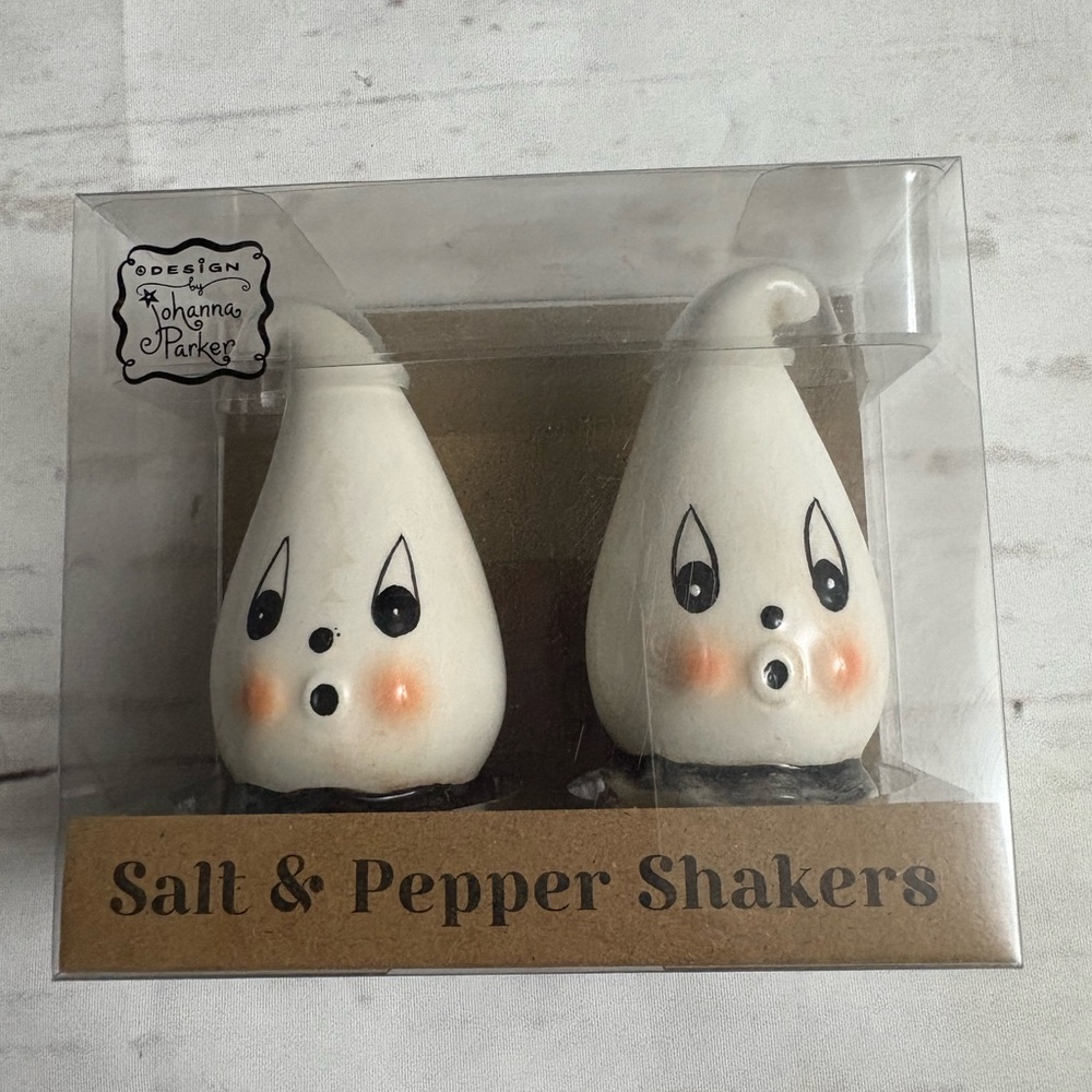 Joanna Parker Ghost Salt and Pepper Shakers